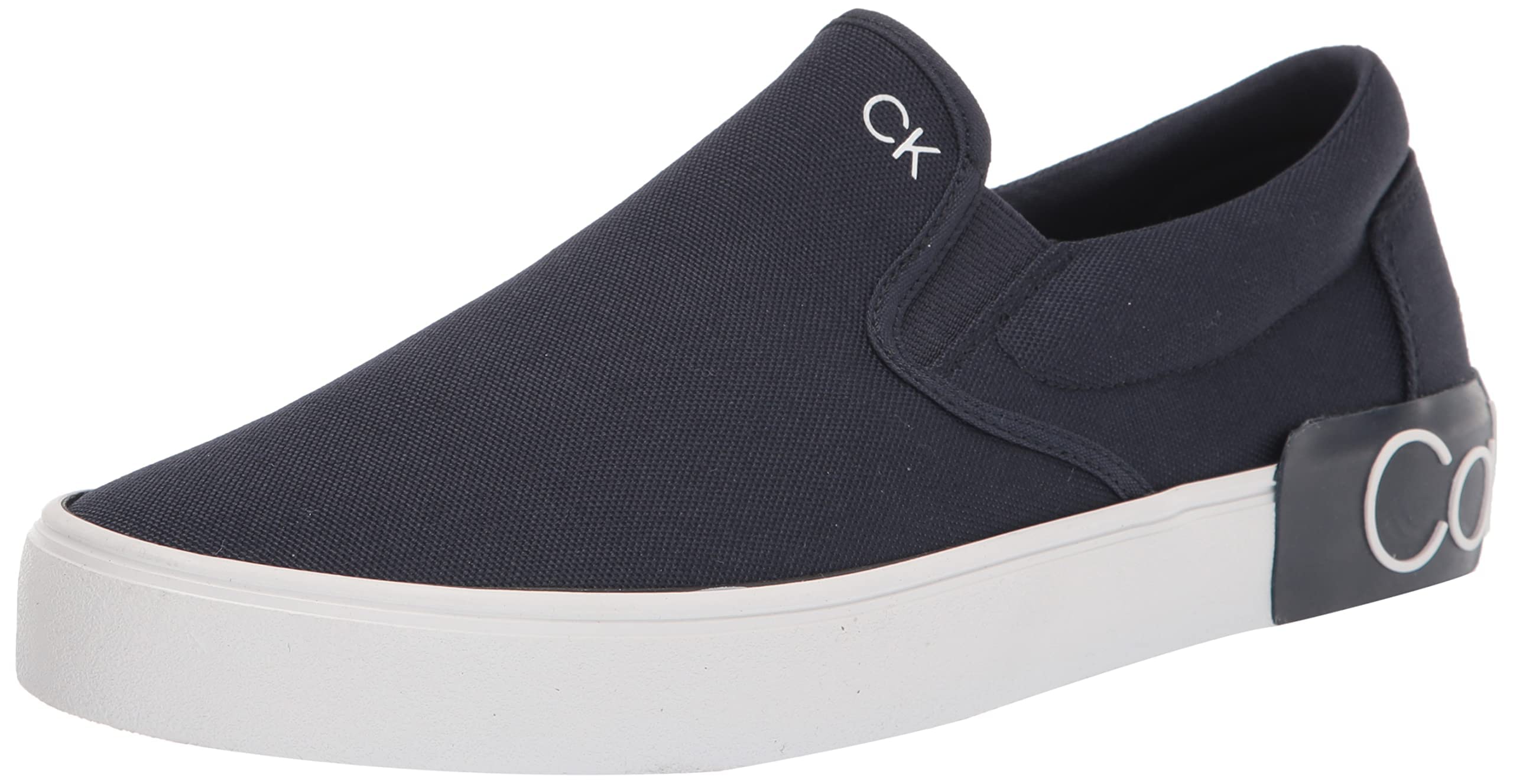 Calvin Klein Men's RYOR Sneaker, Navy Canvas 400, 8.5 Image Calvin Klein Men's RYOR Sneaker, Navy Canvas 400, 8.5 Image