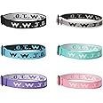 nedeqi WWJD Bracelets, 6 PCS Adjustable What Wound Jesus Do Bracelets, Inspirational Christian Bracelets for Women Men Adults Gifts