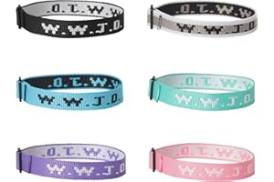 nedeqi WWJD Bracelets, 6 PCS Adjustable What Wound Jesus Do Bracelets, Inspirational Christian Bracelets for Women Men Adults Gifts