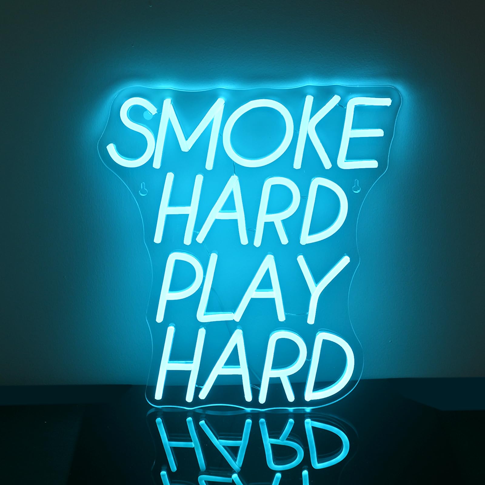 FAXFSIGN Smoke Hard Play Hard Neon Sign Led Neon