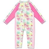 BesserBay Unisex Baby Swimsuit UPF 50+ One Piece Rash Guard 0-36 Months