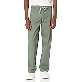 WonderWink Unisex Adult Drawstring Cargo Medical Scrubs Pants, Olive, Small US