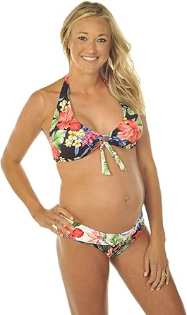 hawaiian print bikini