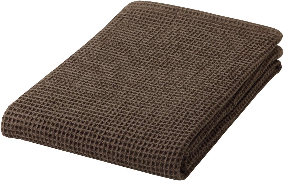 MUJI Organic cotton Waffle Small Bath Towel Thin Brown 60×120cm MoMA sports