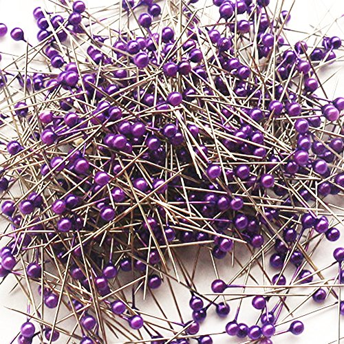 LEFVâ„¢ Quilting Pins Ball Head Sewing Pins,Pack of 100,Purple