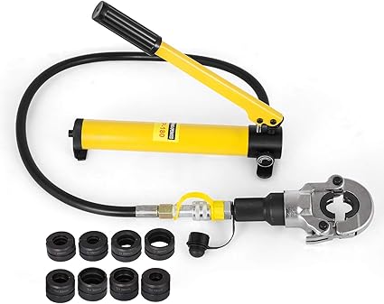 Succebuy Pince Hydraulique Manuel Coffret De Outil A Main De Sertissage Presse A Sertir Hydraulique Pour Tuyaux De 16mm 20mm 25mm 32mm En Forme De U Th Amazon Fr Bricolage
