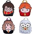 REAL LITTLES Harry Potter Wizarding World Backpack with 6 Micro Stationery Surprises Inside! 4 to Collect - Harry Potter, Hermione Granger, Ron Weasley and Hedwig - Styles May Vary