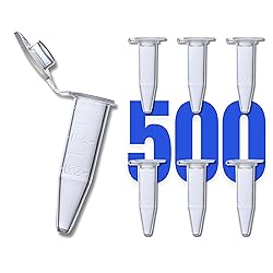 Labfuhxo 0.65mL Microcentrifuge Tubes with Snap Cap