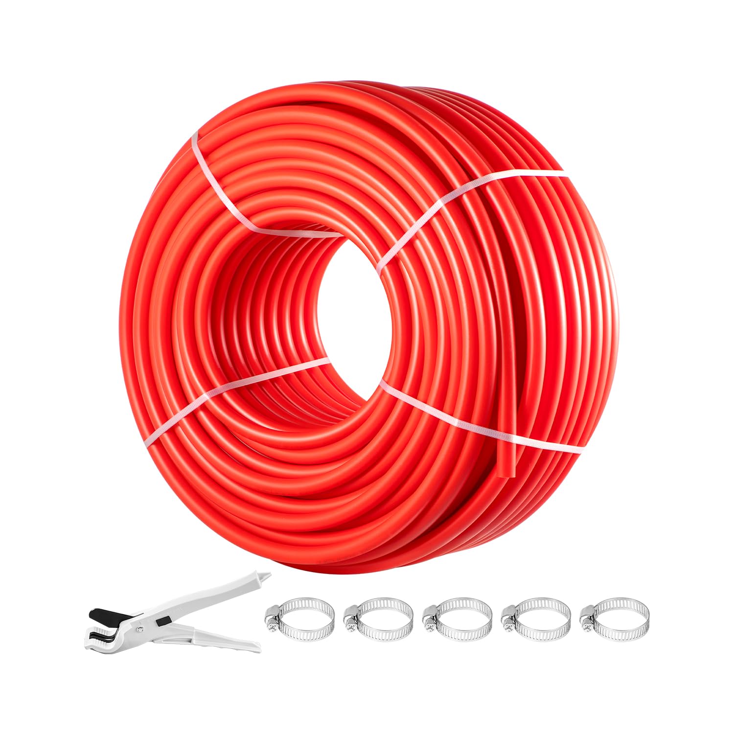 Photo 1 of Vevor Pex , 1 Inch x 500 FT Tubing, Non Oxygen Barrier Red B Pipe, Flexible Water Line for RV Sewer Hose, Plumbing, Radiant Heating