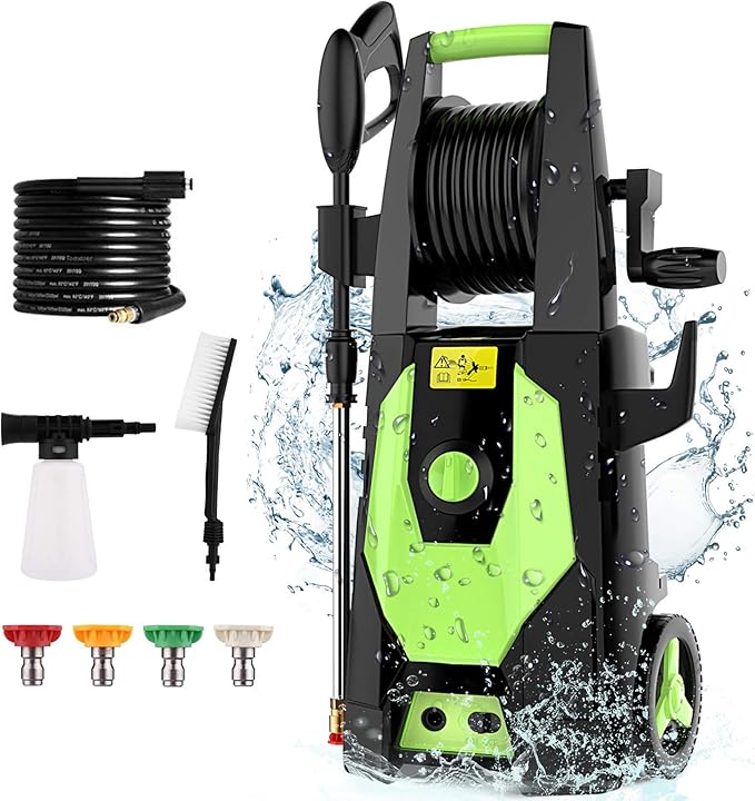 mrliance 3600PSI Electric Pressure Washer 2.4GPM Power