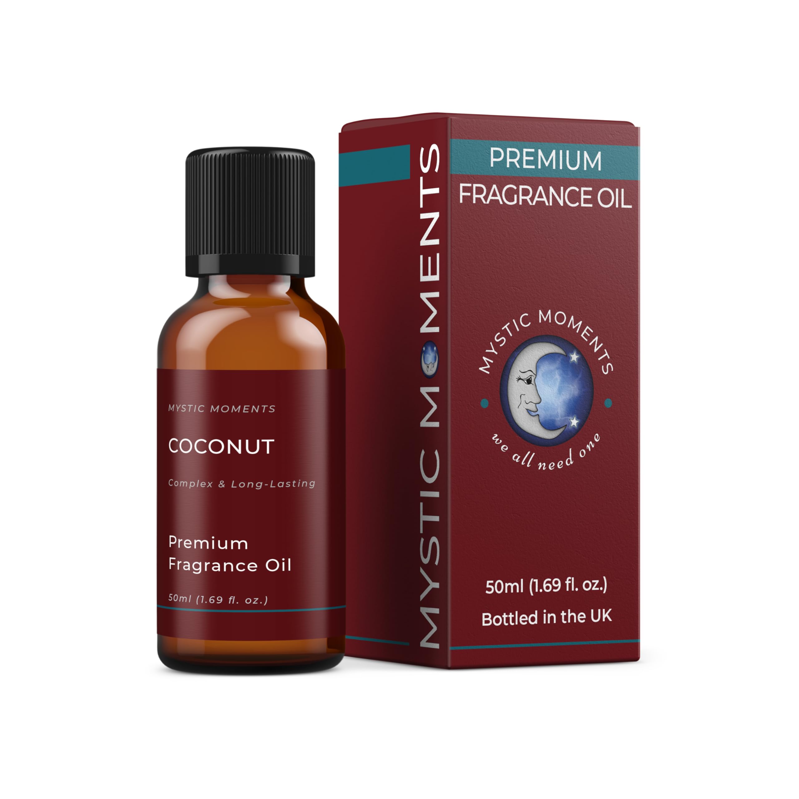 Mystic Moments | Coconut Fragrance Oil - 50ml - Perfect for Soaps, Candles and Skin & Hair Care Items