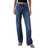 Calvin Klein Jeans Womens 90s Straight Jeans