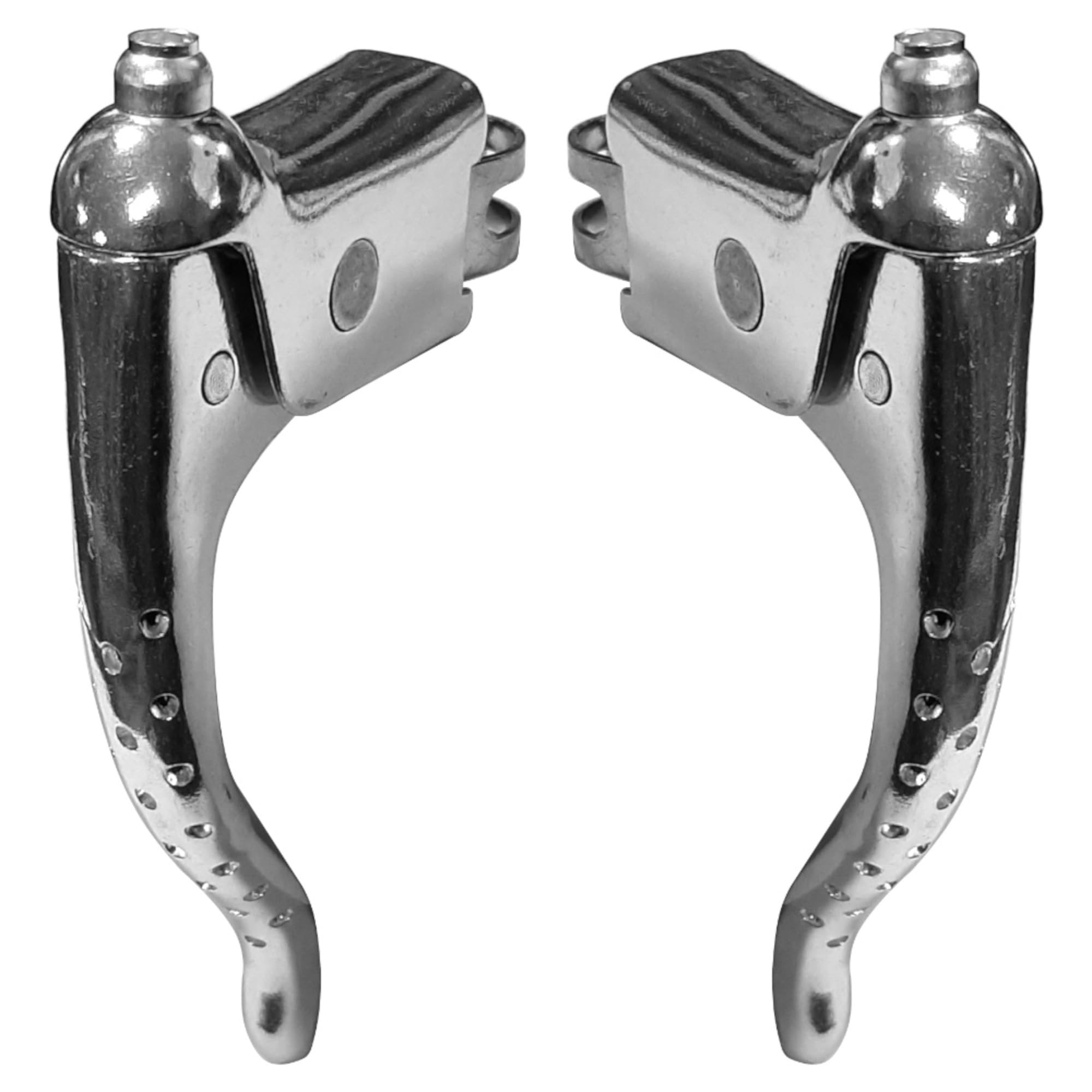 cyclingcolors Levier Unisex Adult Aluminium Performance Brake Lever, Chrome, 22 mm