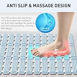 XIYUNTE Bath Mat 90x40cm Non Slip Cut to Size Anti Mould Blue view 5