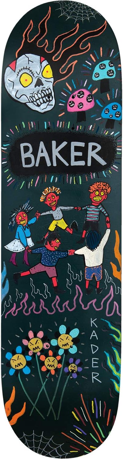 Baker Skateboards Kader Sylla Happy Campers Skateboard Deck - 8.25" x 31.875"