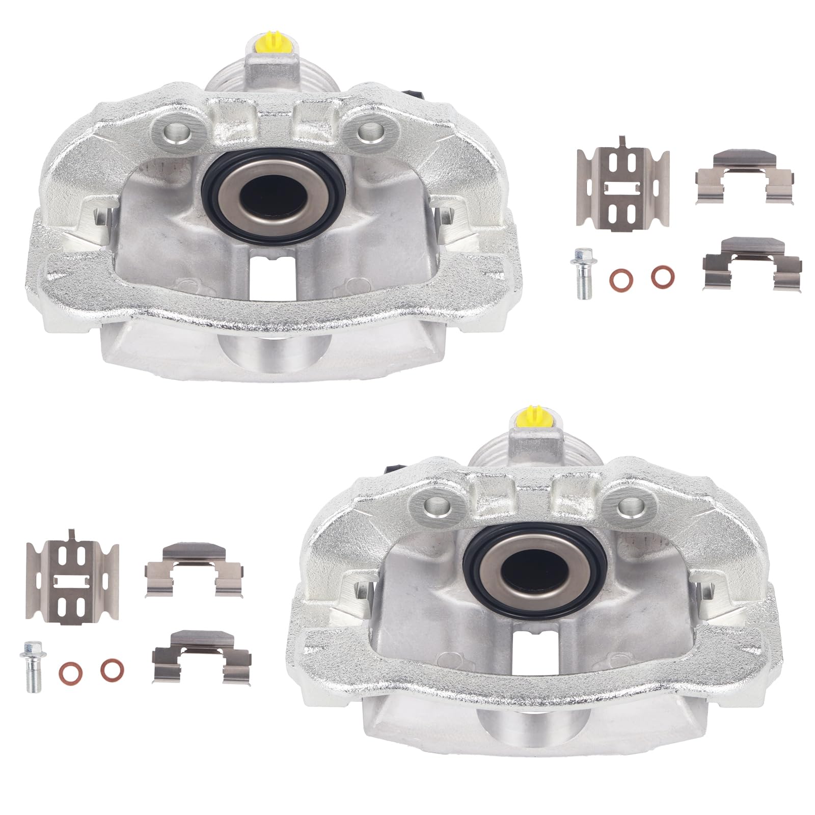 Photo 1 of Autoround 18B4713 18B4712 Rear Brake Caliper Assembly with Bracket fit for Chevy Blazer 1998-2005/ S10 1998-2004, GMC Sonoma/Jimmy, Isuzu Hombre, Oldsmobile Bravada, Both Driver Passenger Side