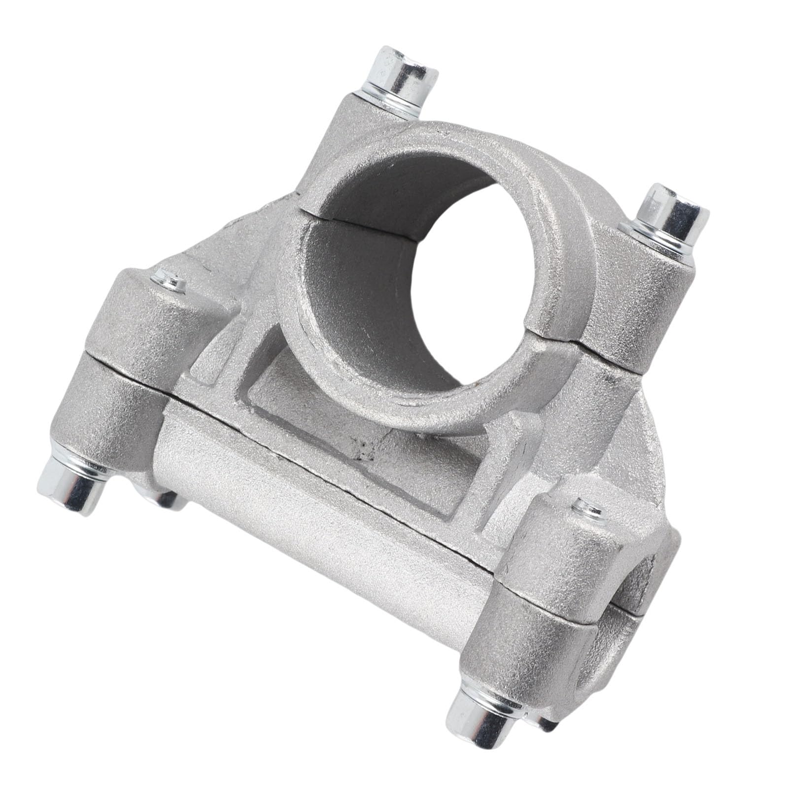 Handle Bracket Clamp with Bolts, Handle Bracket Clamp Handheld Holder for Strimmer Trimmer Brushcutter Tube Gardening Accessories 28mm (Cross bracket (26, 19))