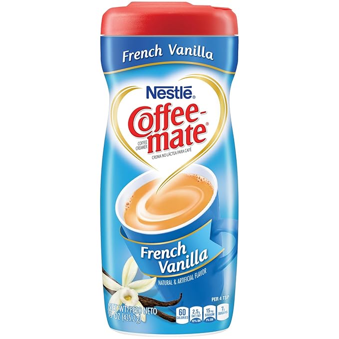 Coffeemate Powder Coffee Creamer Canister 10.2 oz, (French Vanilla, 1 Pack)