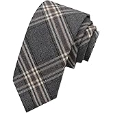 Gsyziux Striped Ties for Men, 2.8" Skinny Mens Tie Plaid Men's Neckties Slim Necktie for Wedding Party Prom Casual