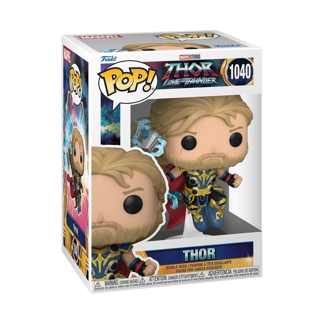 Funko POP! Marvel: Thor Love and Thunder - Thor - Collectable Vinyl Figure - Gift Idea - Official Merchandise - Toys For Kids & Adults - Model Figure for Collectors and Display
