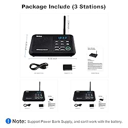 Wuloo Intercoms Wireless for Home 1 Mile Range 22