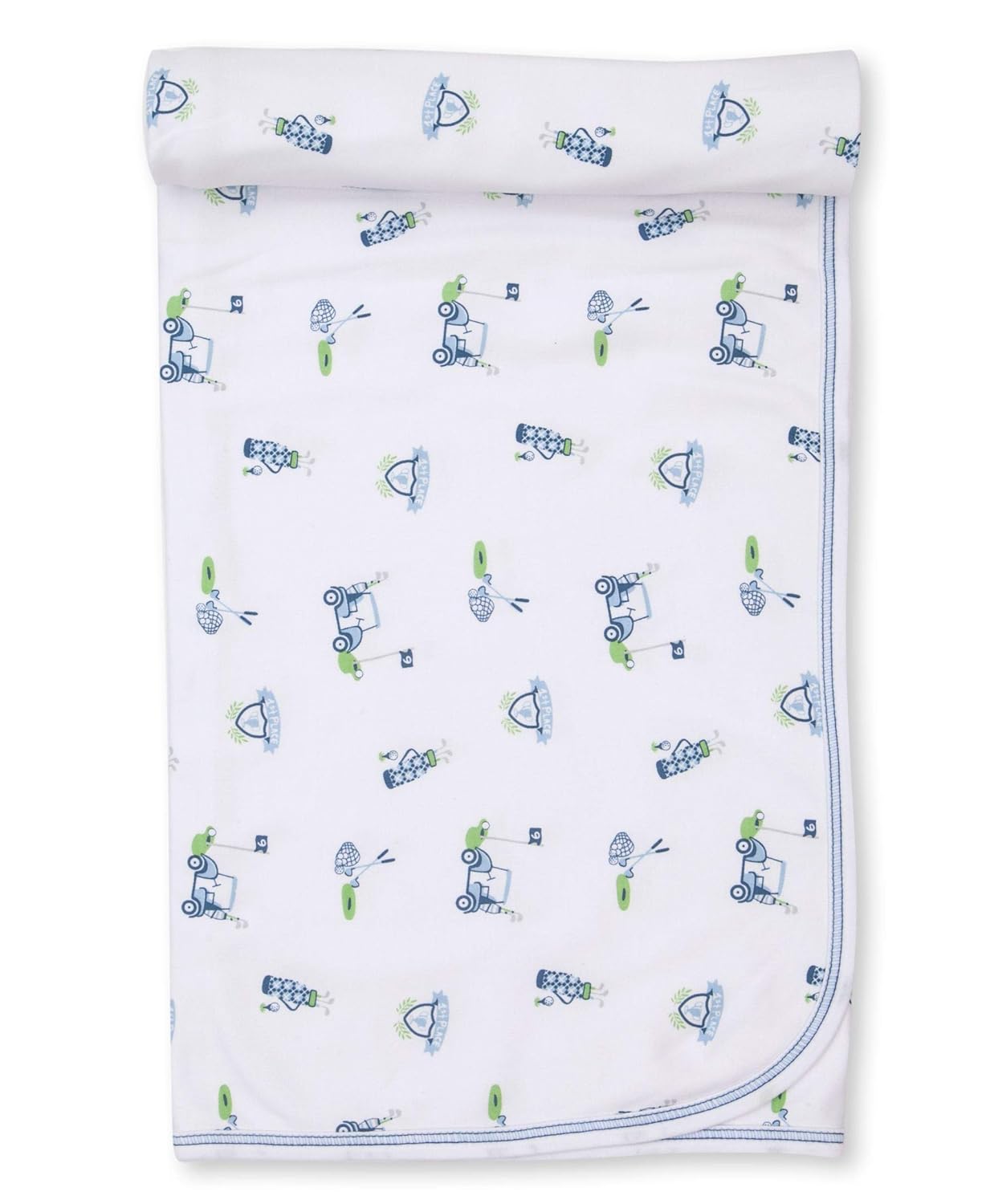 Kissy Kissy BabyBoys Infant Longest Drive Print Receiving Blanket