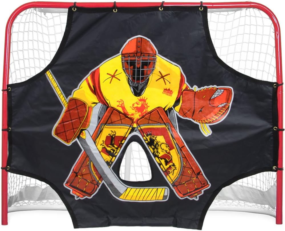 Crown Sporting Goods 54" x 44" Ultimate Red Knight Street Hockey Practice Shooting Target : Sports & Outdoors