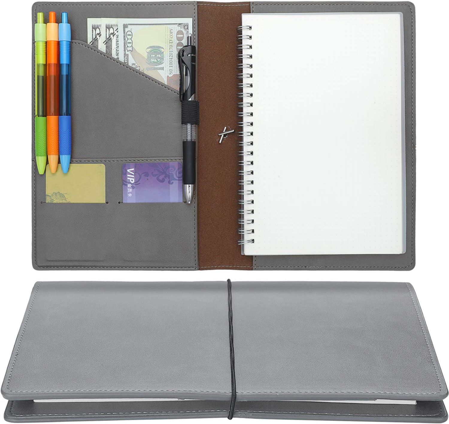 Notepad Cover Fake Leather Journal Notebook Cover