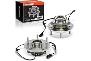 A-Premium 2 x Front Wheel Bearing and Hub Assembly with ABS & 5-Lug Compatible with Ram 1500 2012-2018, 1500 Classic 2019-202