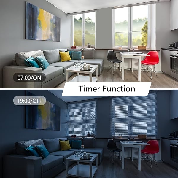 LED ControlableWifi Interruptor Persiana Maxcio Interruptor Tctil Inteligente WiFi Controlable de APP y Voz Compatible con Alexa y Google Home con Temprizador para Motor Persiana Tubular