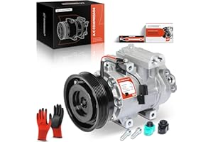 A-Premium Air Conditioner AC Compressor with Clutch Compatible with Kia Forte 2010-2013, Forte Koup 2010-2013, Forte5 2012-20