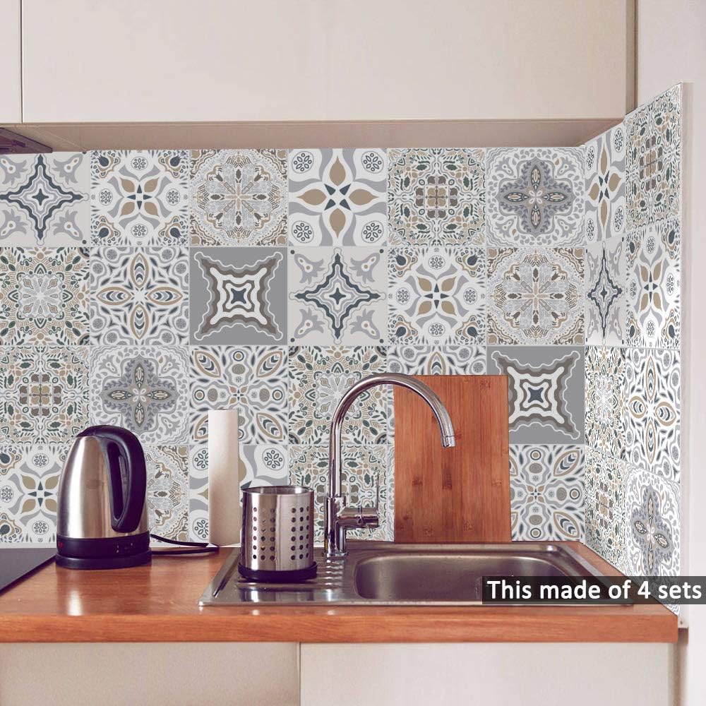 Floor Wall Tile Transfers Sticker for Home Decor Peel & Stick self-Adhesive splashback - Image 4