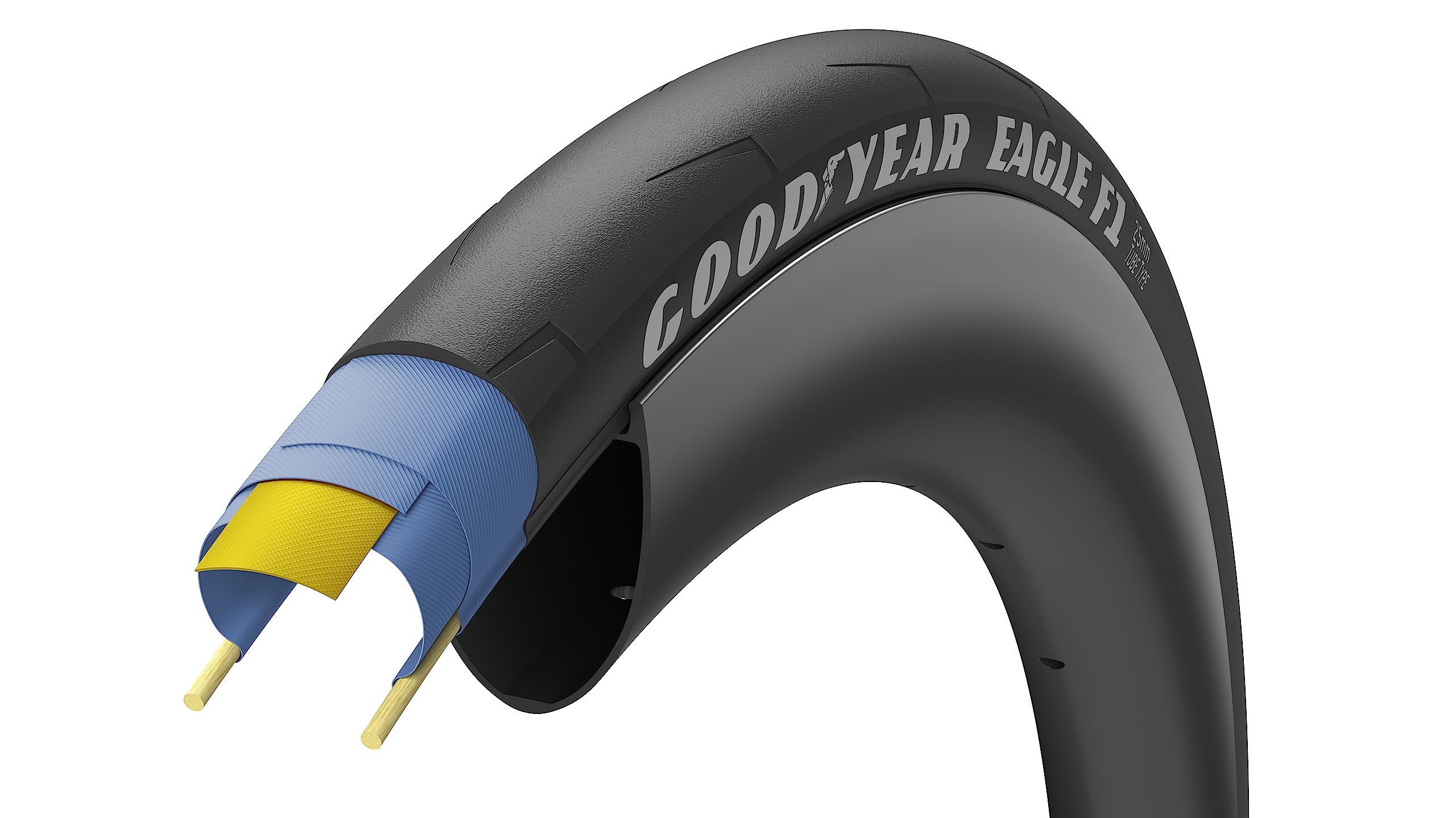 Goodyear Eagle F1 Tube Type 28-622 (700x28), Black
