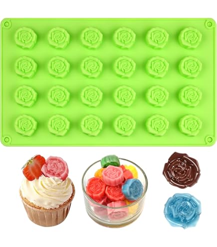 Molde De Silicona De Chocolate Rosa Caramelo Cocina Acceesories Moldes De Gelatina Grado Alimenticio Antiadherente Galletas De Pastelería Comedor I.1431158347