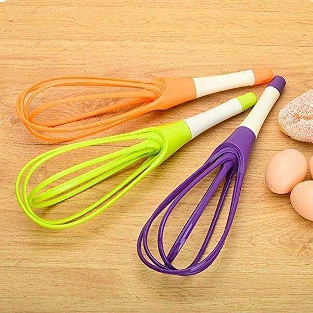 Buy MIRARIYA Plastic Mini Whisk Beater 2in1 Rotating Silicone Whisk