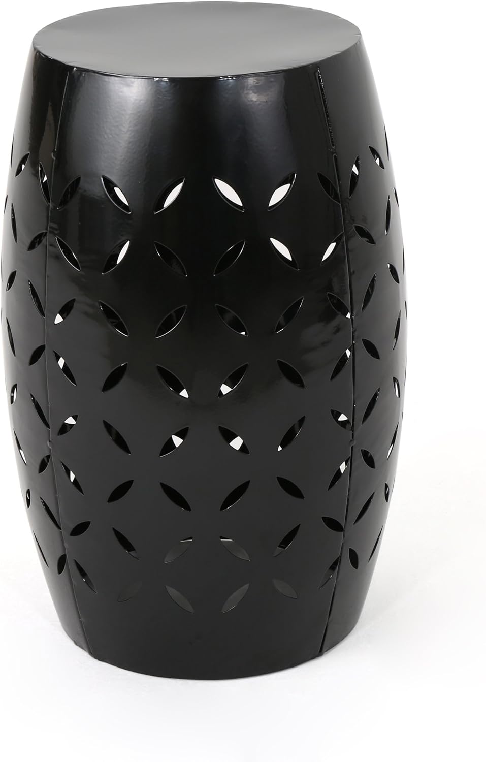 Amazon Com Christopher Knight Home Lilac Outdoor 12 Iron Side Table Black Garden Outdoor