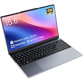 Phatom 15.6" FHD Laptop Computers, Compatible with Windows 11, Pentium Gold (Beats Pentium, Celeron), Cooling Fan, 4GB RAM, 128GB SSD, Up to 2TB, HDMI, for Business, Student