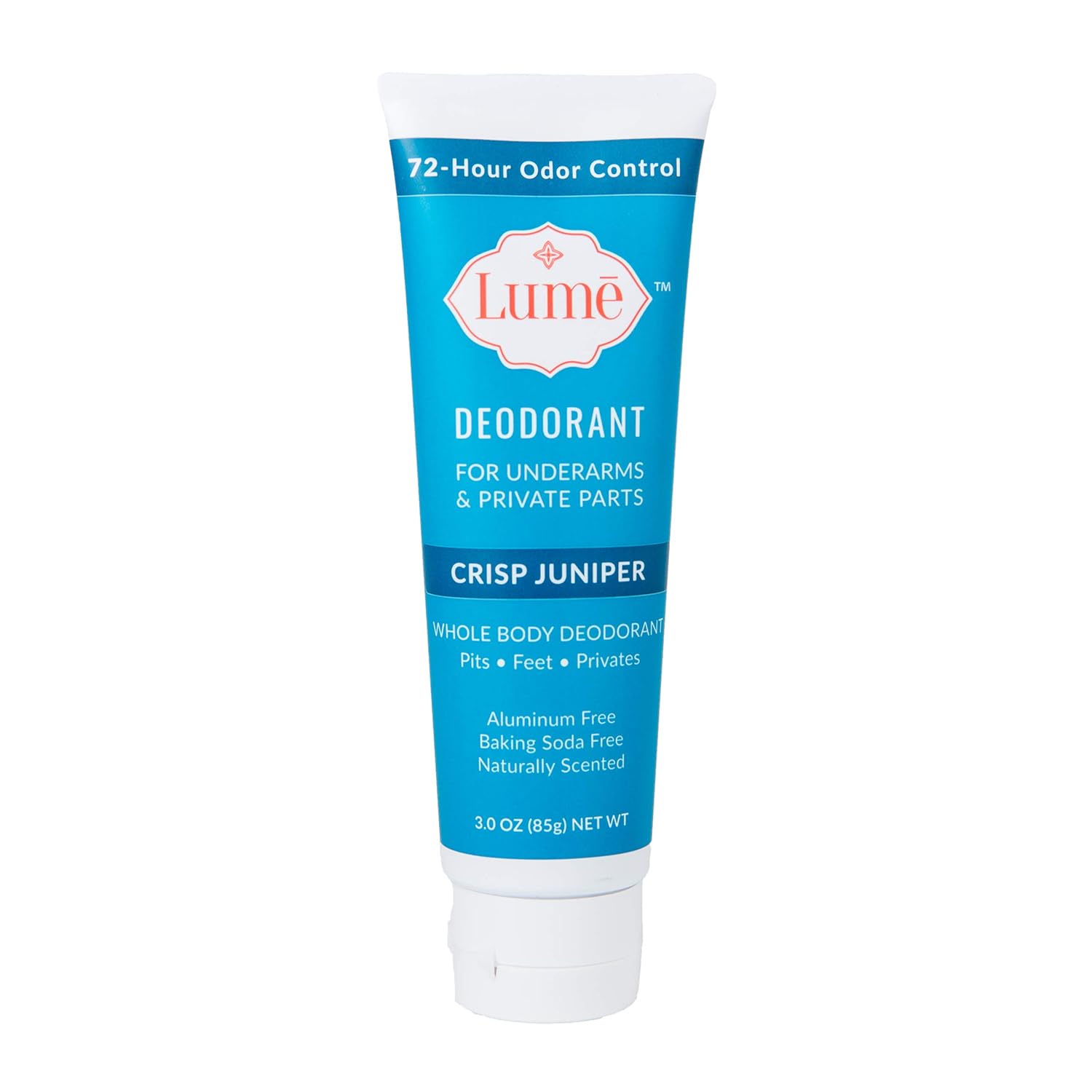 Lume Deodorant For Underarms & Private Parts 3oz Tube (Crisp Juniper) : Beauty