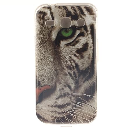 Nancen Samsung Galaxy Core Plus SM-G350 (4,3 Zoll) Ultra Slim Weich TPU Material Design Silikon Handytasche Schutzhülle, Pain