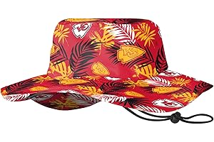 FOCO Men's NFL Team Logo Sport Outdoor Sun Bucket Boonie Hat