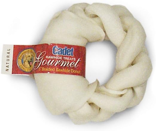 braided rawhide dog bones