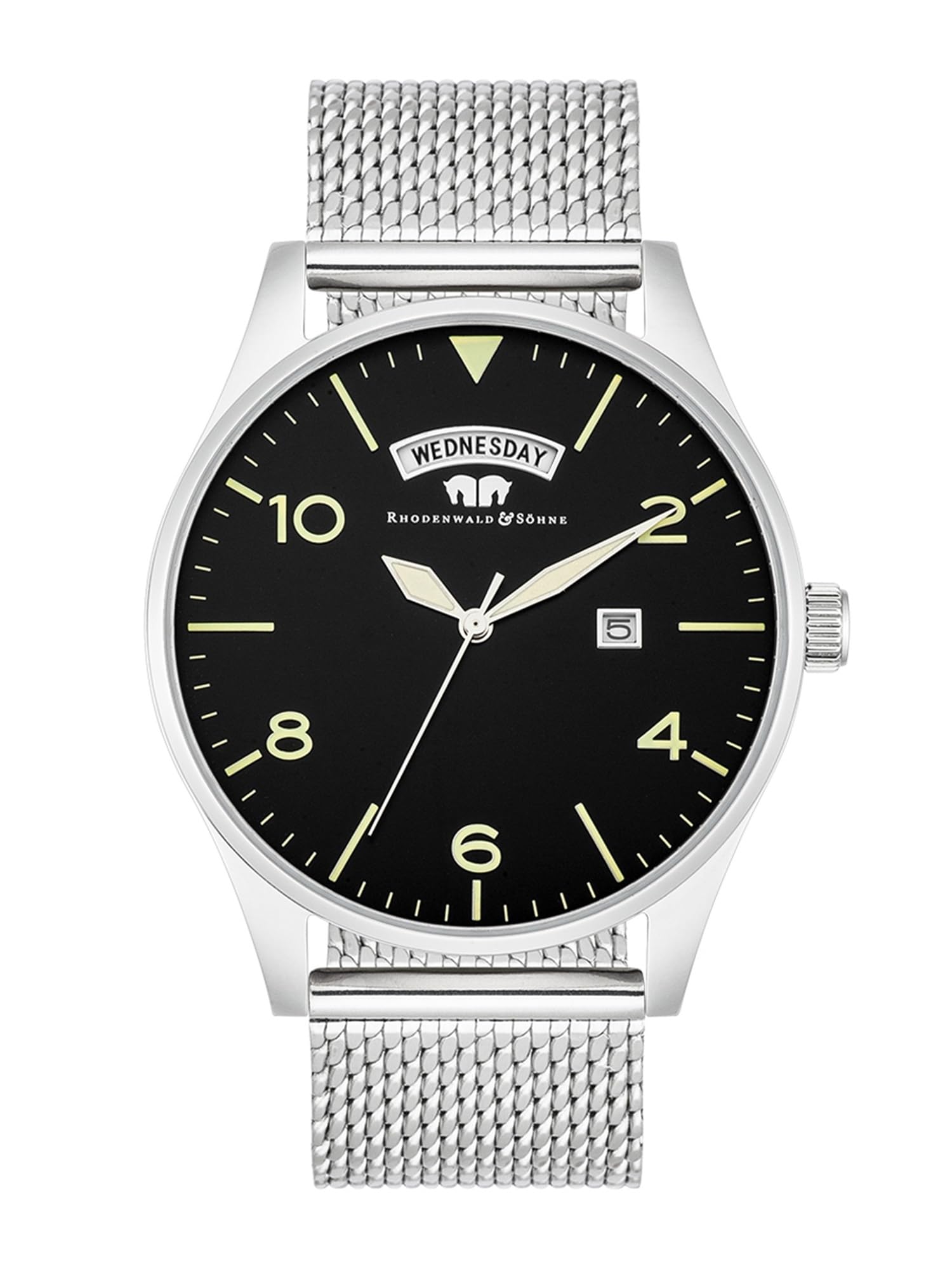 Rhodenwald & Söhne Male Analog Japan Quartz Watch with Stainless Steel Band 10010318