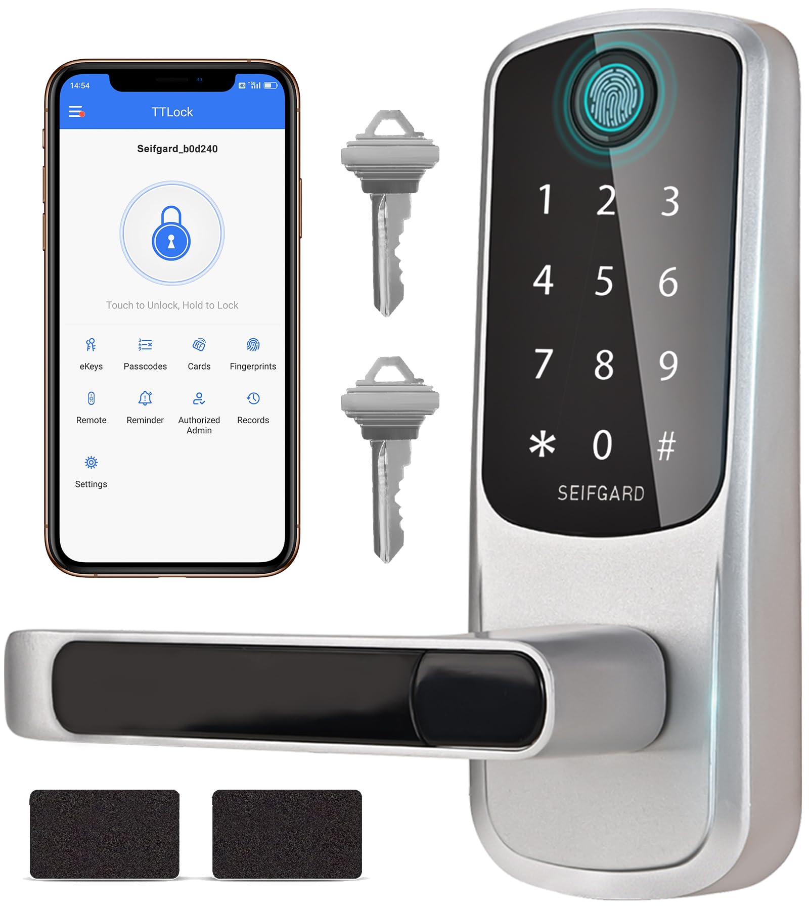 Keypad Door Lock with Handle,Smart Locks for Front