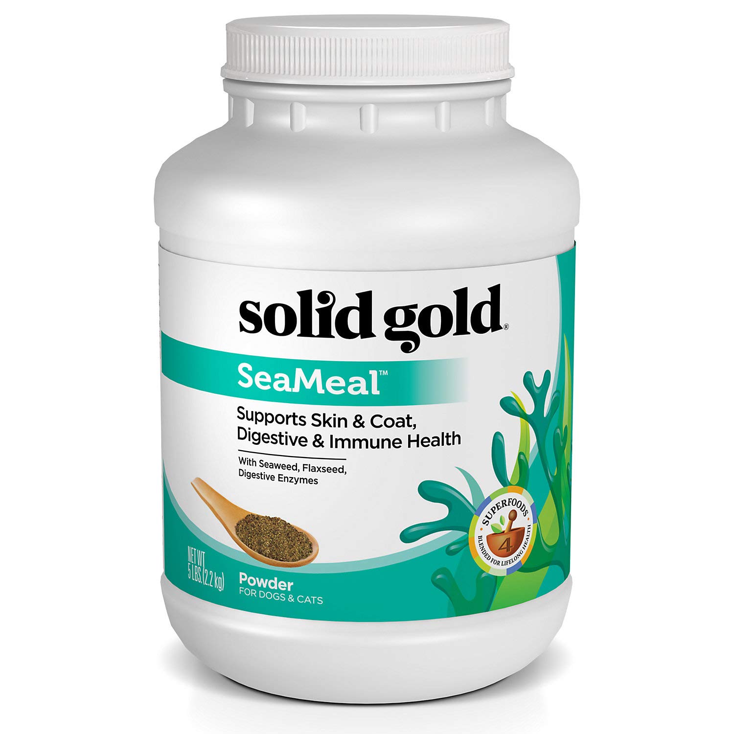 Solid Gold SeaMeal KelpBased Supplement for Skin & Coat, Digestive & Immune Health in Dogs