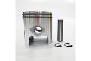 DONSP1986 Performance Parts V80 V100 Piston Kit for 66cc/80cc/100cc (V80 Piston 47MM)
