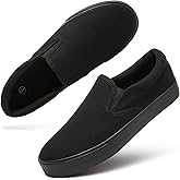 Women's Slip on Shoes Canvas Sneakers Loafers Non Slip Shoes Low Top Casual Shoes