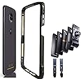 DNGN Moto Z3 / Z3 Play Case Bumper,Mods Compatible Luxury Aluminum Metal Frame Cover 4 Corners Shockproof Protective Slim Fit