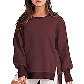Eytino Plus Size Sweatshirt for Women Oversized Long Sleeve Crewneck Casual Loose Fall Fashion Outfits Tops(1X-5X)