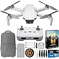 DJI Mini 4K Drone Quadcopter with Camera for Adults, Under 249 g, 3-Axis Gimbal Stabilization, 10km Video Transmission, Auto Return, Wind Resistance, 31-Min Flight Bundle with Deco Gear Accessories