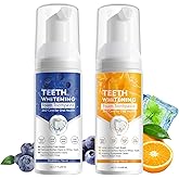 Teeth Whitening Toothpaste, Mousse Foam Toothpaste, 2 Pack Foam Toothpaste for U-Shape Electric Toothbrush, Oral Care-Toothpaste Replacement Natural Mouth Wash Water